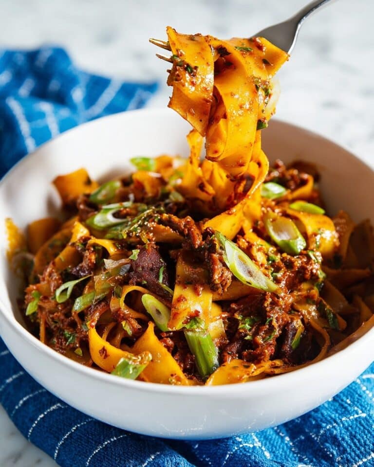 Slow Cooker Korean Beef Noodles Recipe