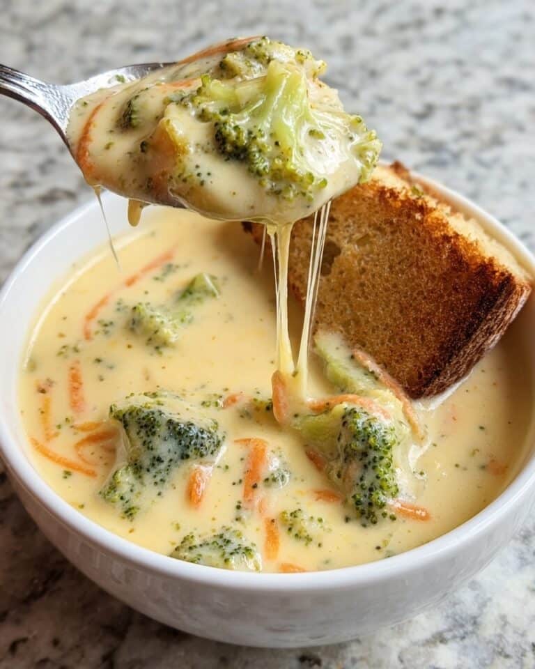 Creamy Broccoli Cheddar Soup Recipe