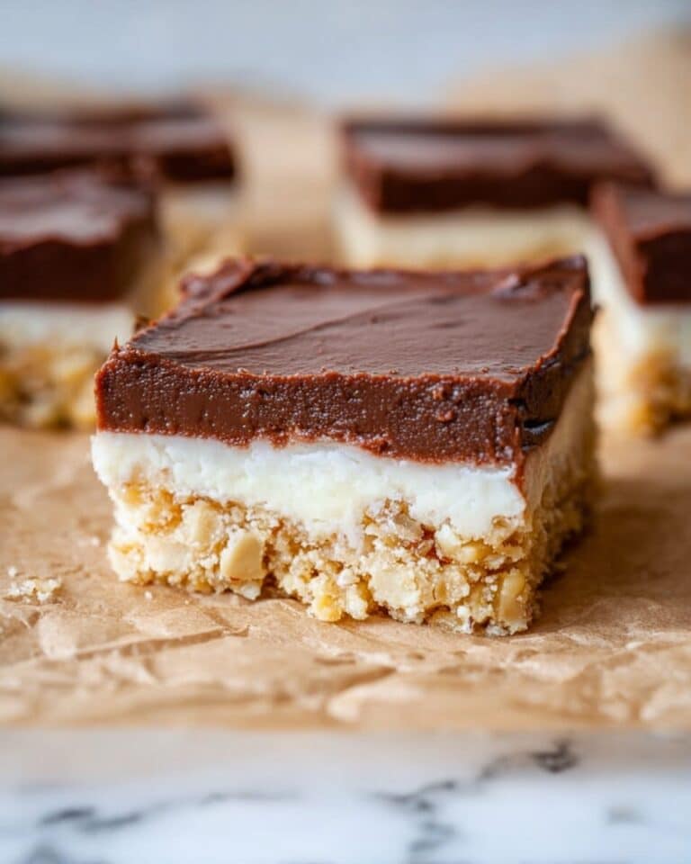 Heavenly Coconut Walnut Graham Cracker Bars with Chocolate Topping Recipe
