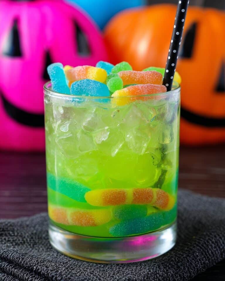 Halloween Gummy Worm Punch Recipe