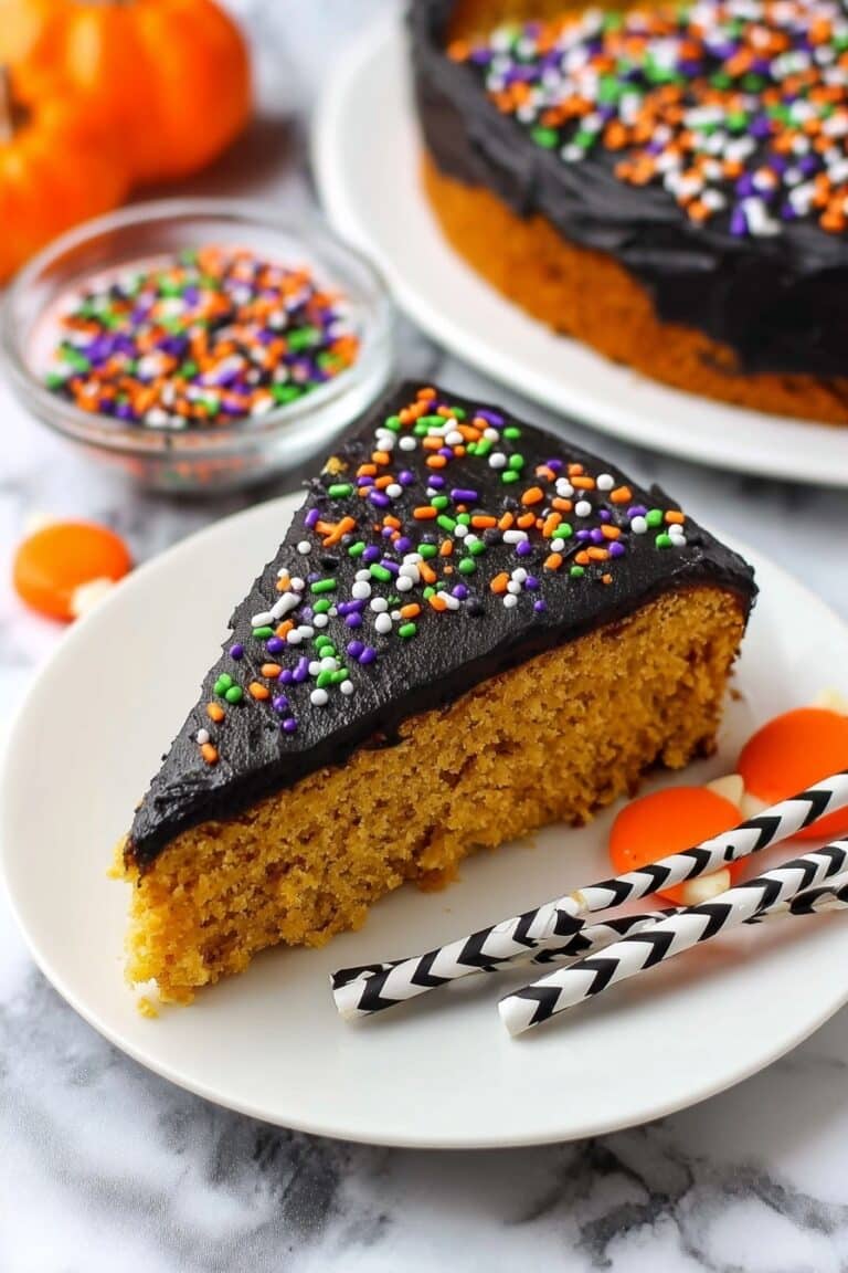 Halloween Pumpkin Spice Cookie Cake with Cream Cheese Frosting Recipe