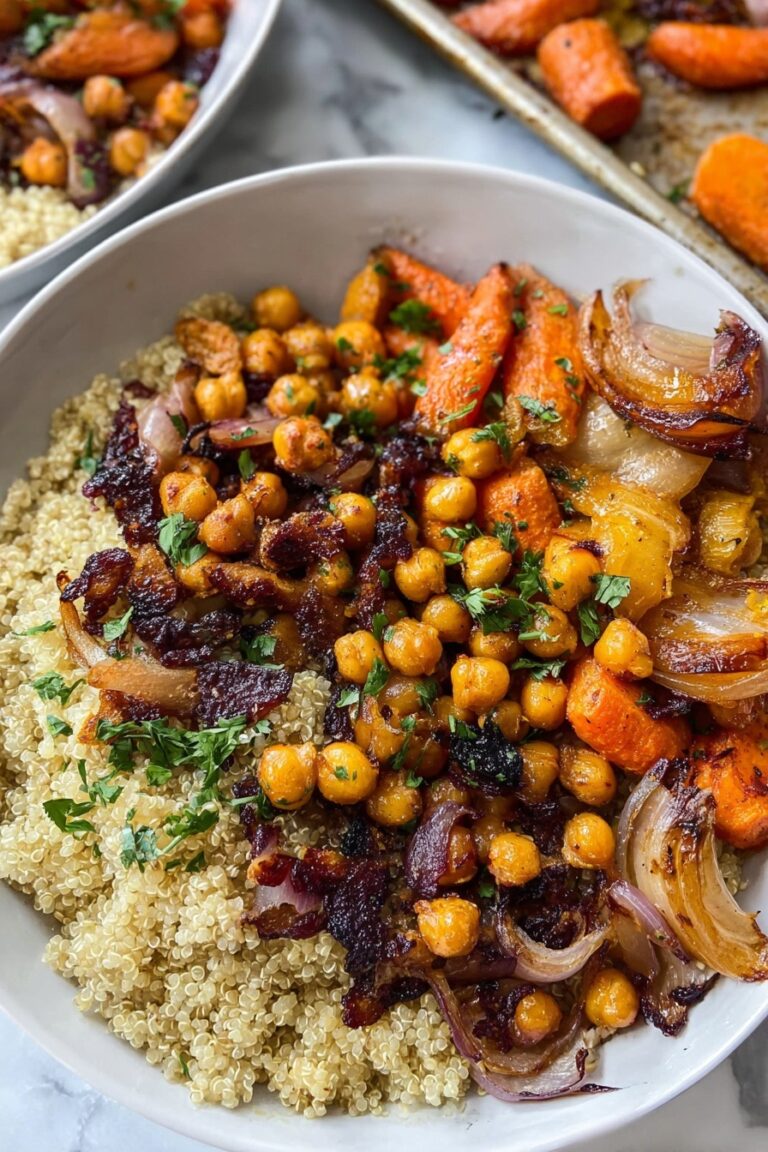 Maple Dijon Roasted Carrots and Apples Recipe