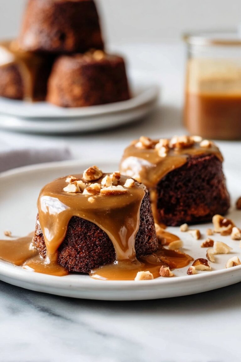 Sticky Toffee Pudding with Warm Toffee Sauce Recipe