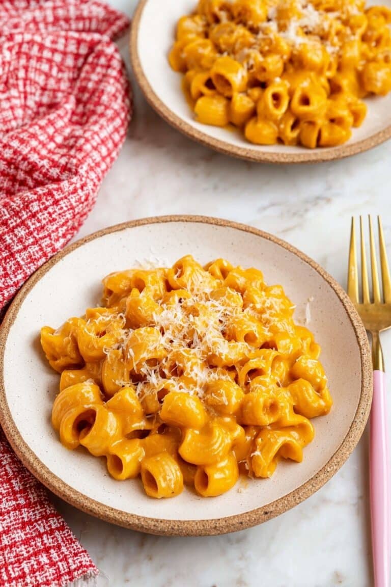 Roasted Pumpkin and Garlic Pasta Recipe