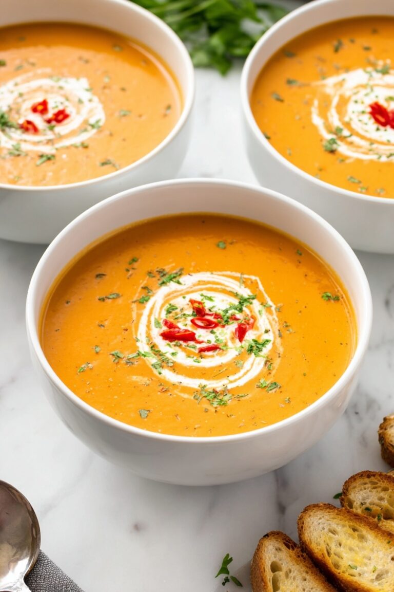 Roasted Red Pepper Gouda Soup Recipe