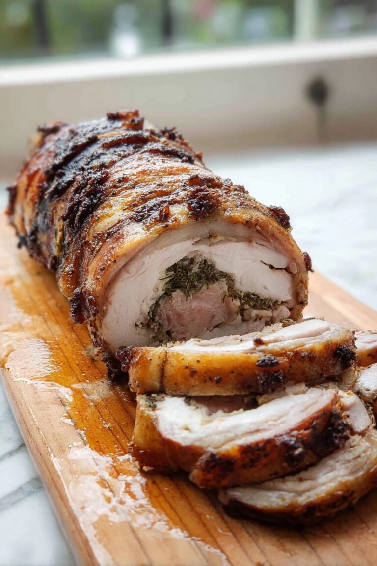 Porchetta with Fennel and Herbs Recipe