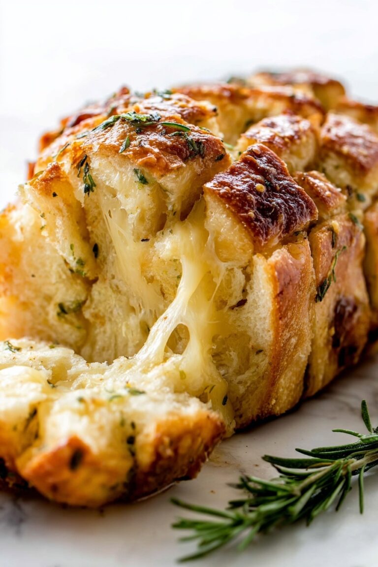 Rosemary Garlic Pull Apart Bread Recipe