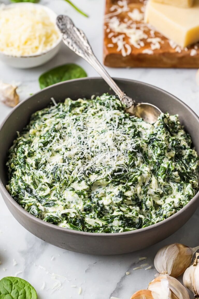 Creamed Spinach Recipe
