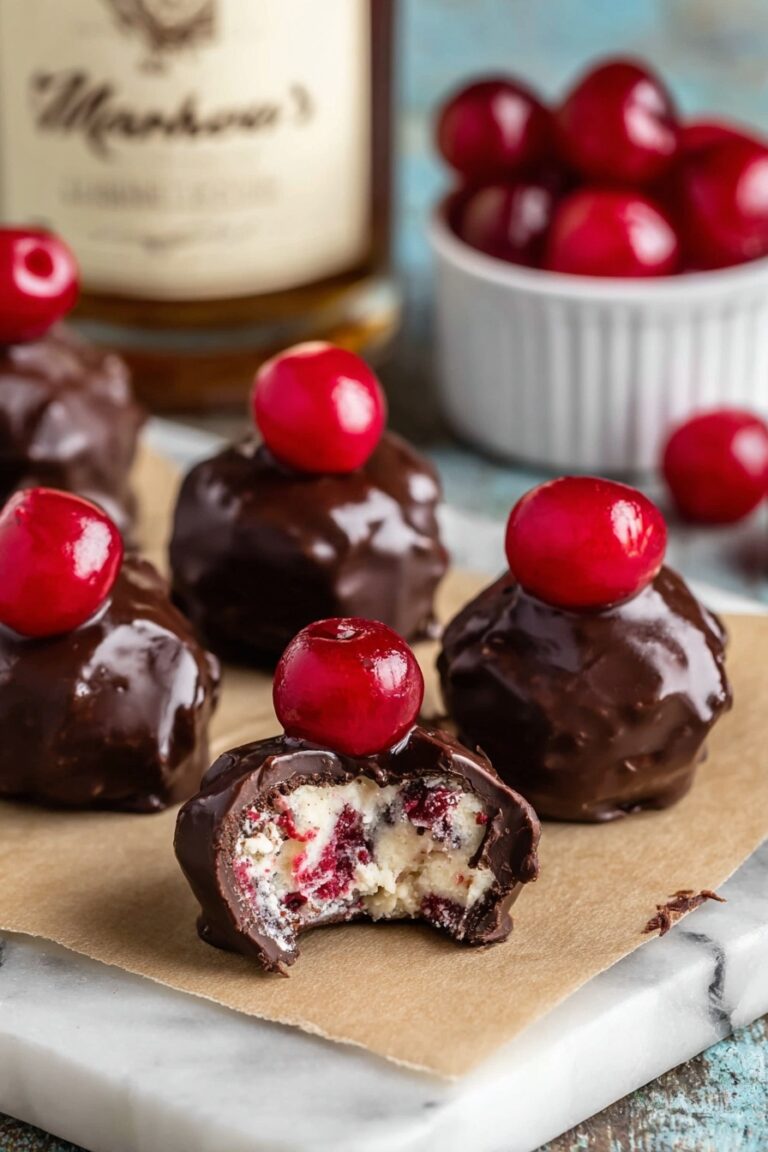 Cherry Bourbon Balls Recipe