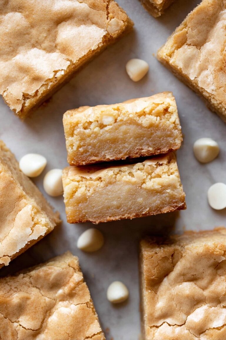 White Chocolate Brownie Bars Recipe