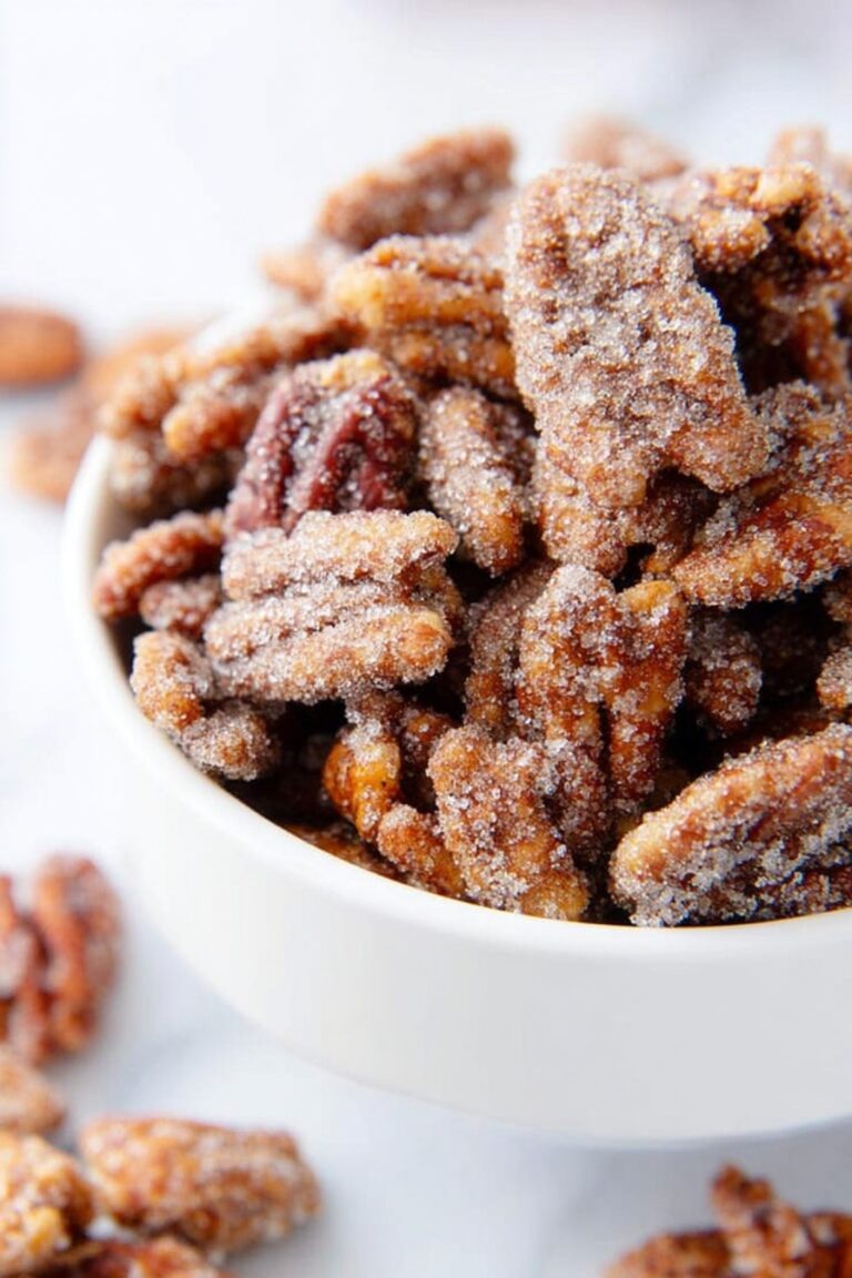 Cinnamon Sugar Roasted Pecans Recipe