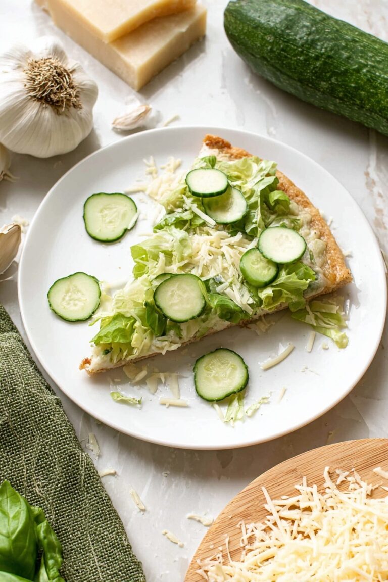 Viral Chicken Crust Caesar Salad Pizza Recipe