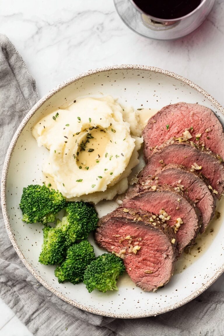 Garlic Rosemary Beef Tenderloin Roast Recipe