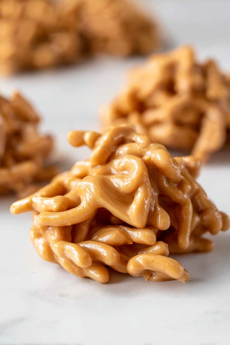 No Bake Haystack Cookies with Peanuts Recipe