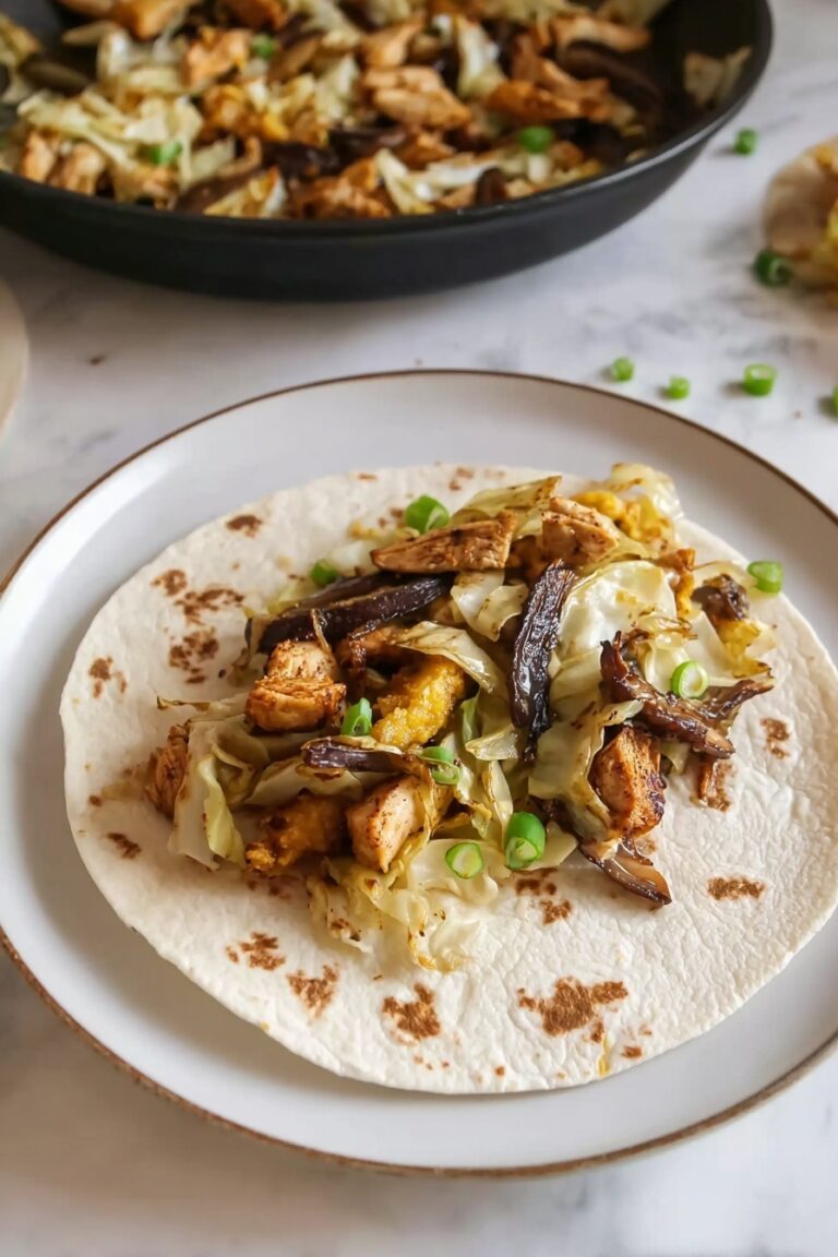 Moo Shu Chicken Stir-Fry Recipe