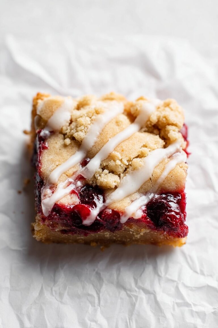 Cranberry Crumble Bars Recipe