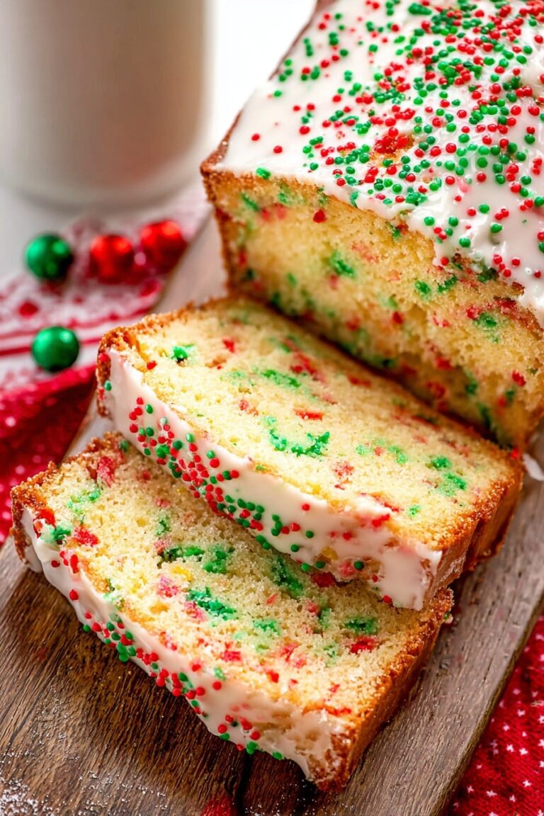 Festive Christmas Sprinkles Bread Recipe