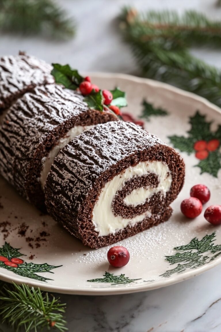 Festive Chocolate Yule Log Recipe