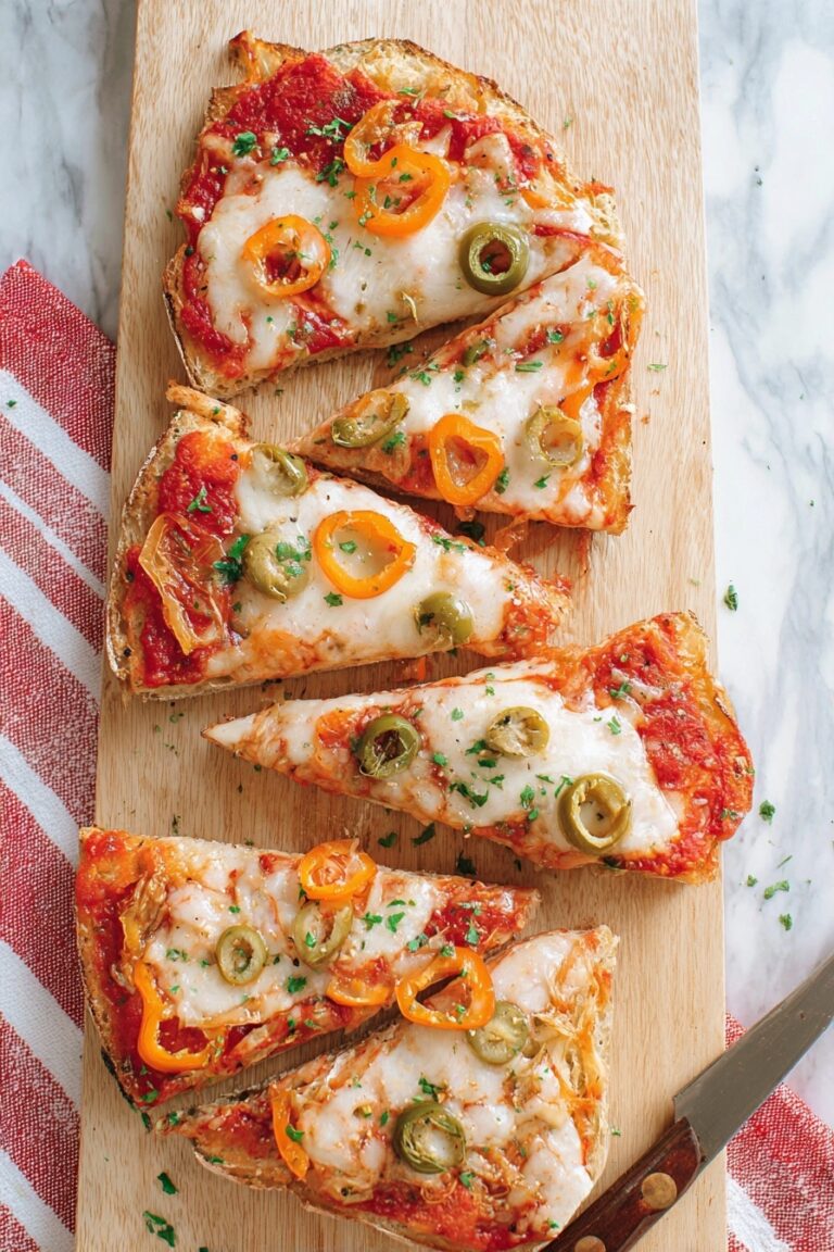 Crispy Tomato Baguette Pizza Recipe