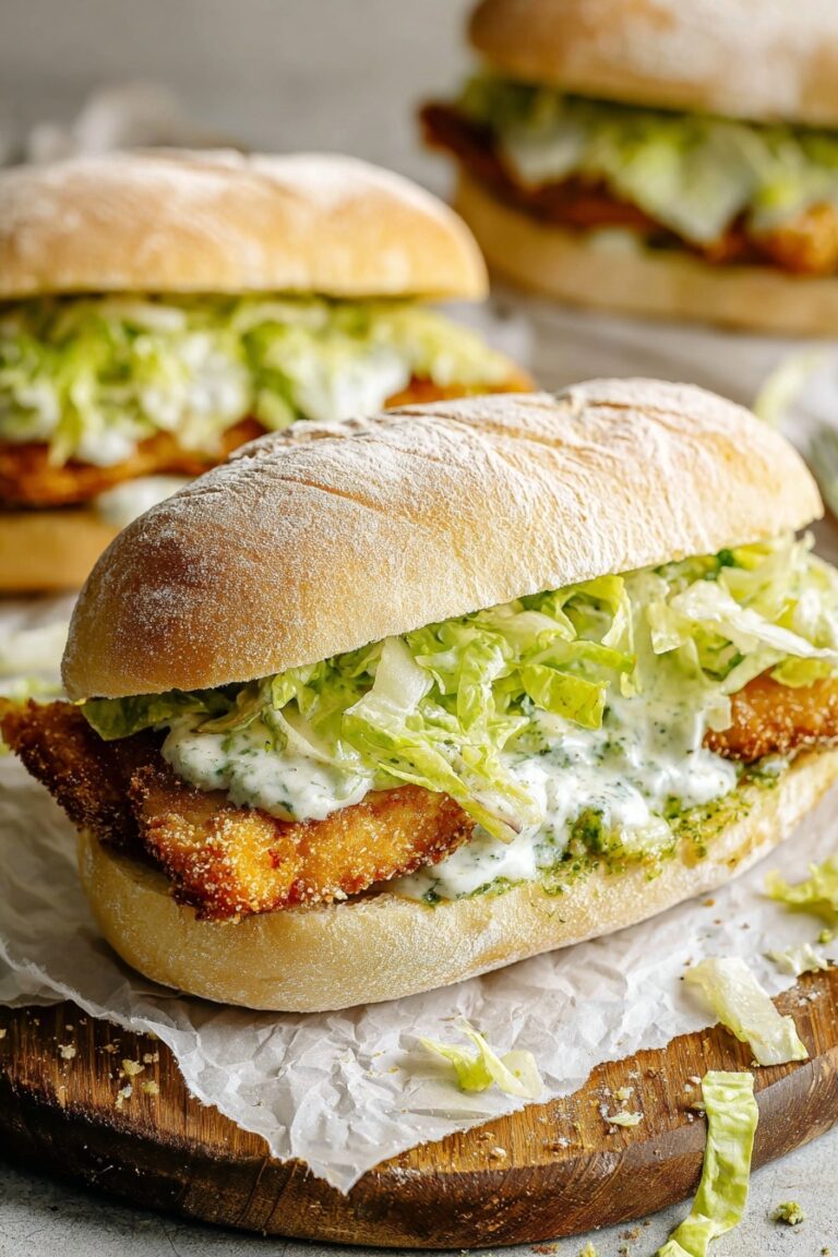 Crispy Chicken Caesar Sandwich Recipe
