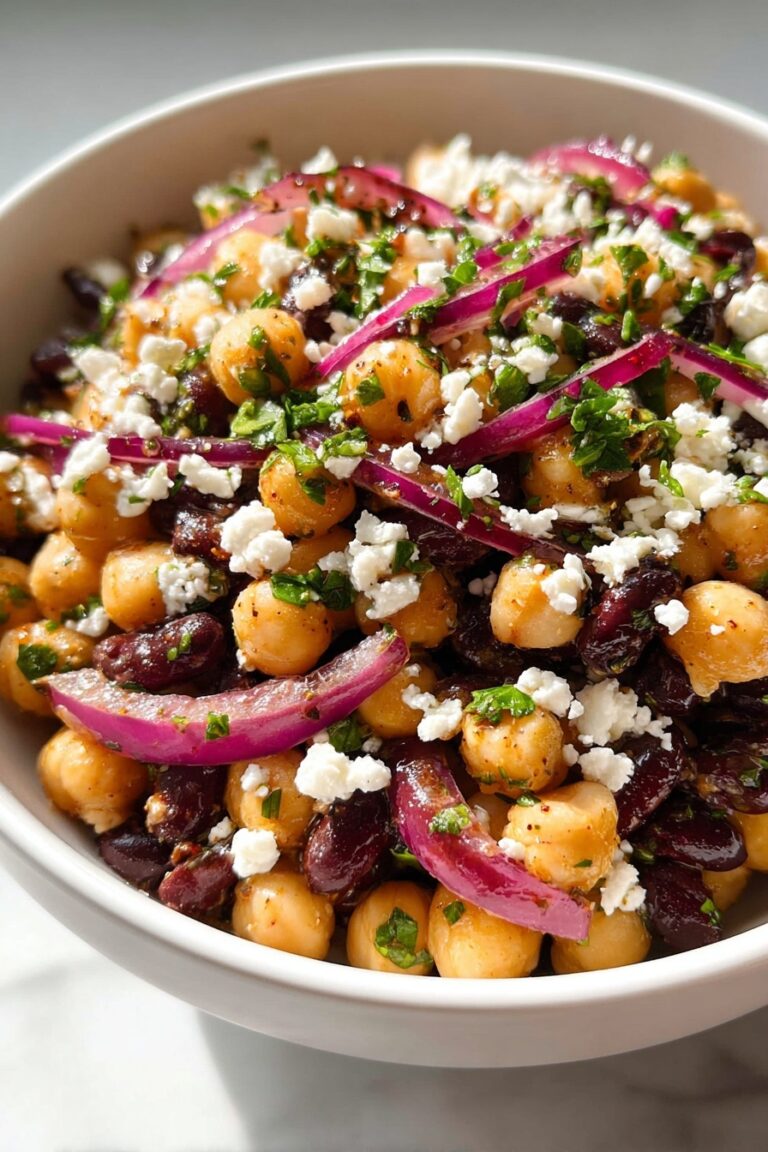 Chickpea Black Bean Salad Recipe