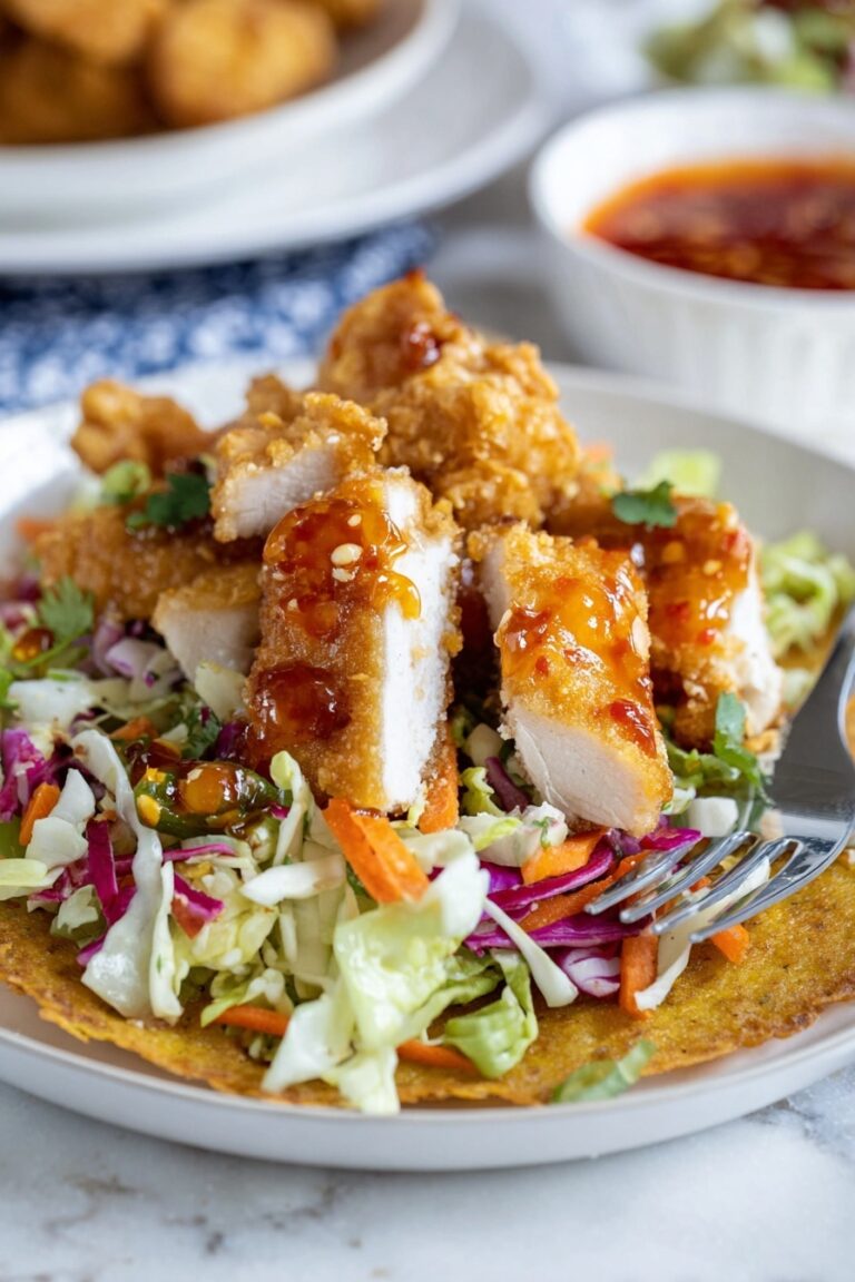 Crispy Asian Chicken Salad Wraps Recipe
