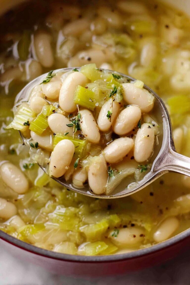 Creamy Butter Bean and Leek Skillet Recipe