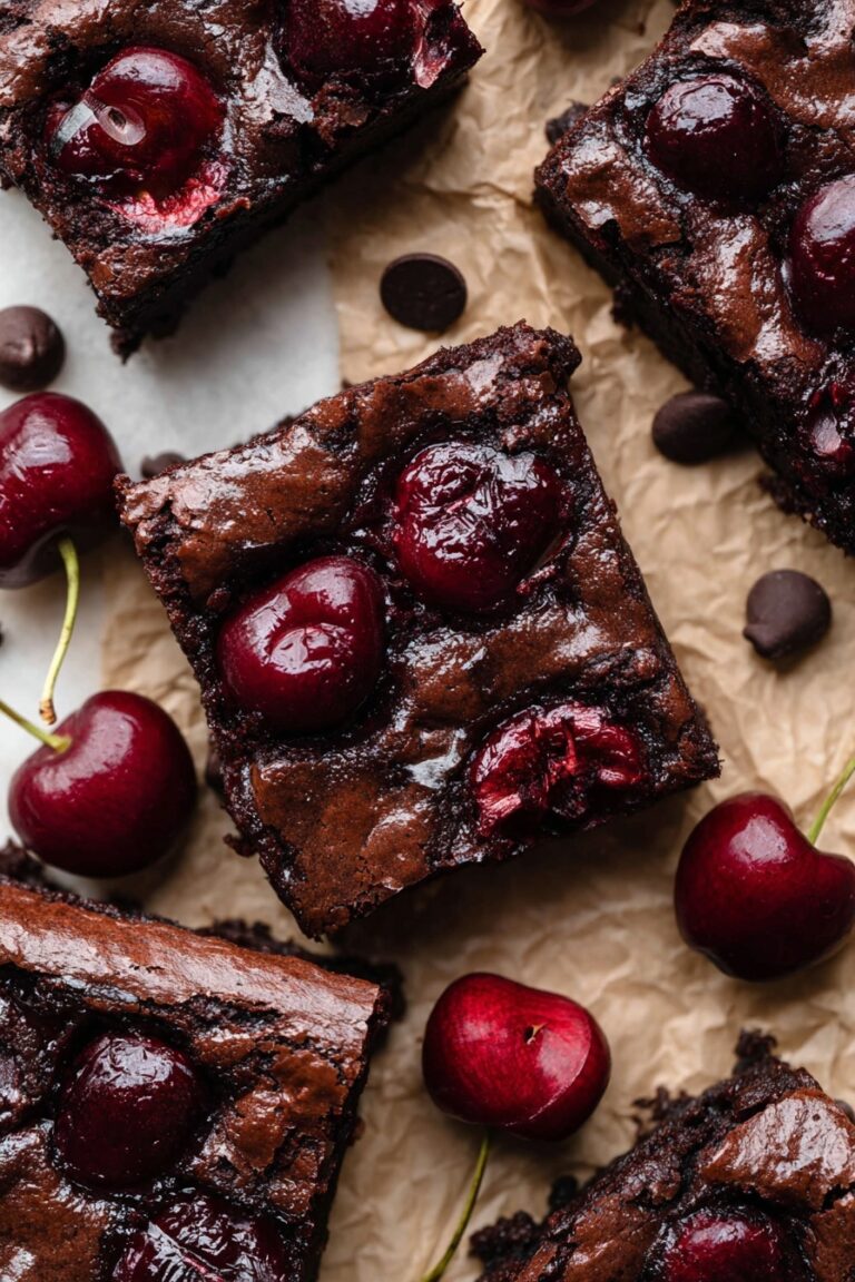 Chocolate Cherry Brownies Recipe