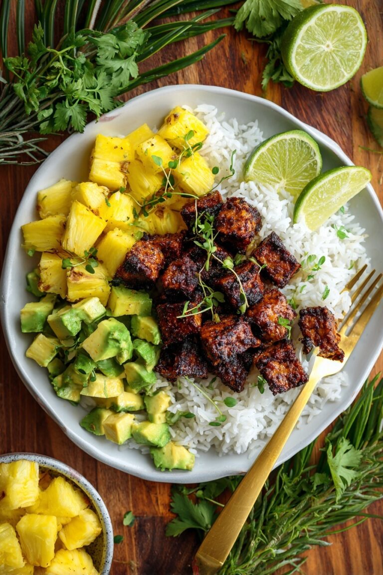 Quick Pineapple Chicken with Coconut Rice Recipe
