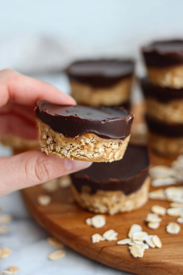 No-Bake Peanut Butter Oat Cups Recipe