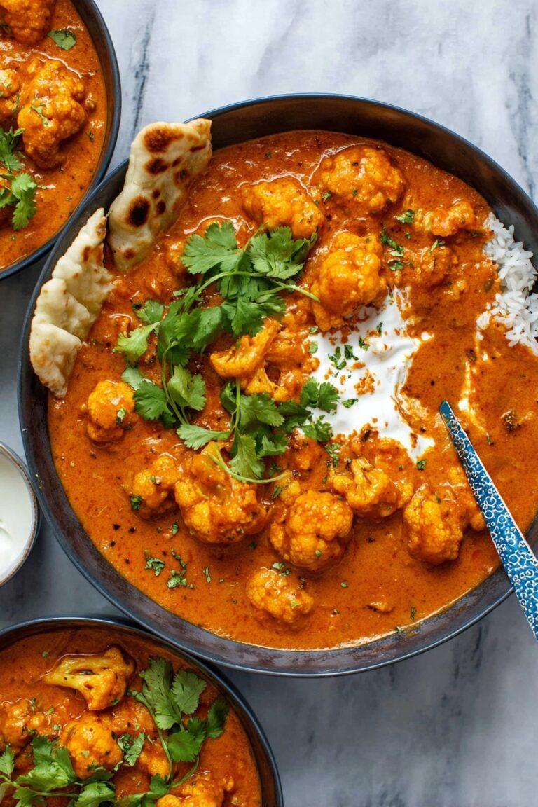 Butter Cauliflower Curry with Spices Recipe