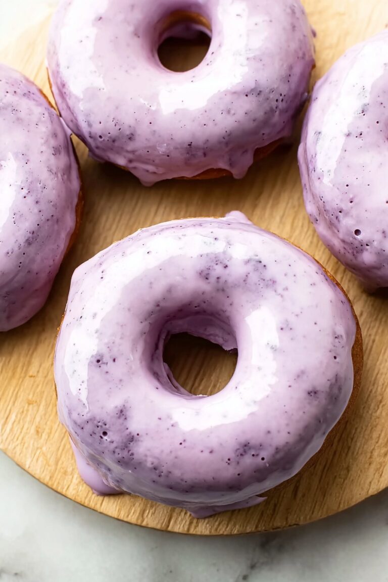 Wild Blueberry Cake Donuts Recipe