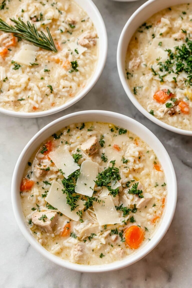 Creamy Chicken Rice Soup Recipe