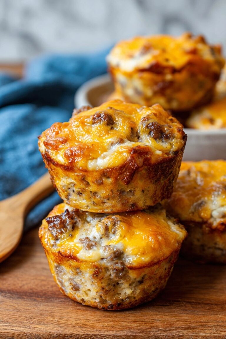 Cheesy Sausage Muffins Recipe