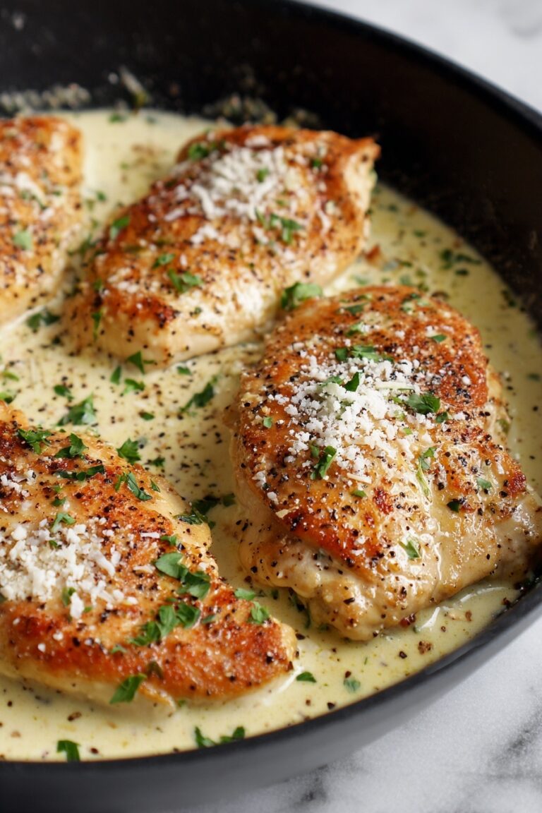 Creamy Garlic Parmesan Chicken Recipe