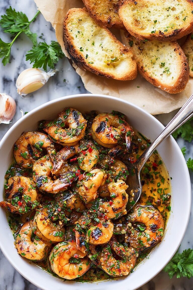 Chimichurri Shrimp Skewers Recipe