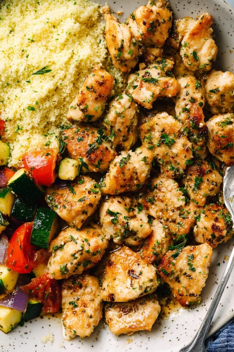 Garlic Butter Chicken Bites Recipe