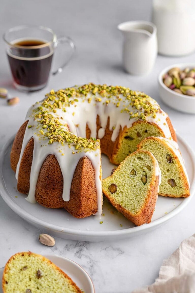 Pistachio Pudding Cake Recipe