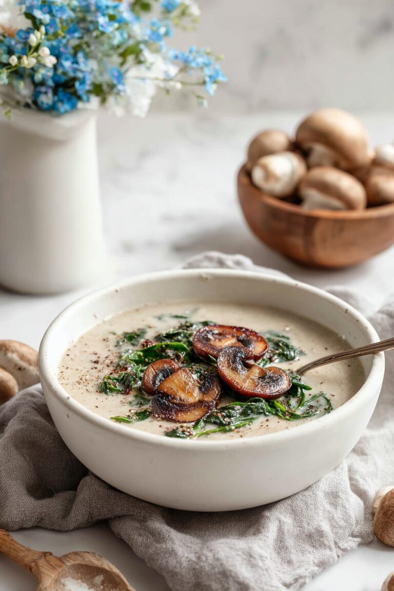 Wild Mushroom Kale Soup Recipe