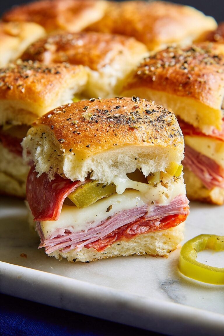Italian Sub Sliders Recipe
