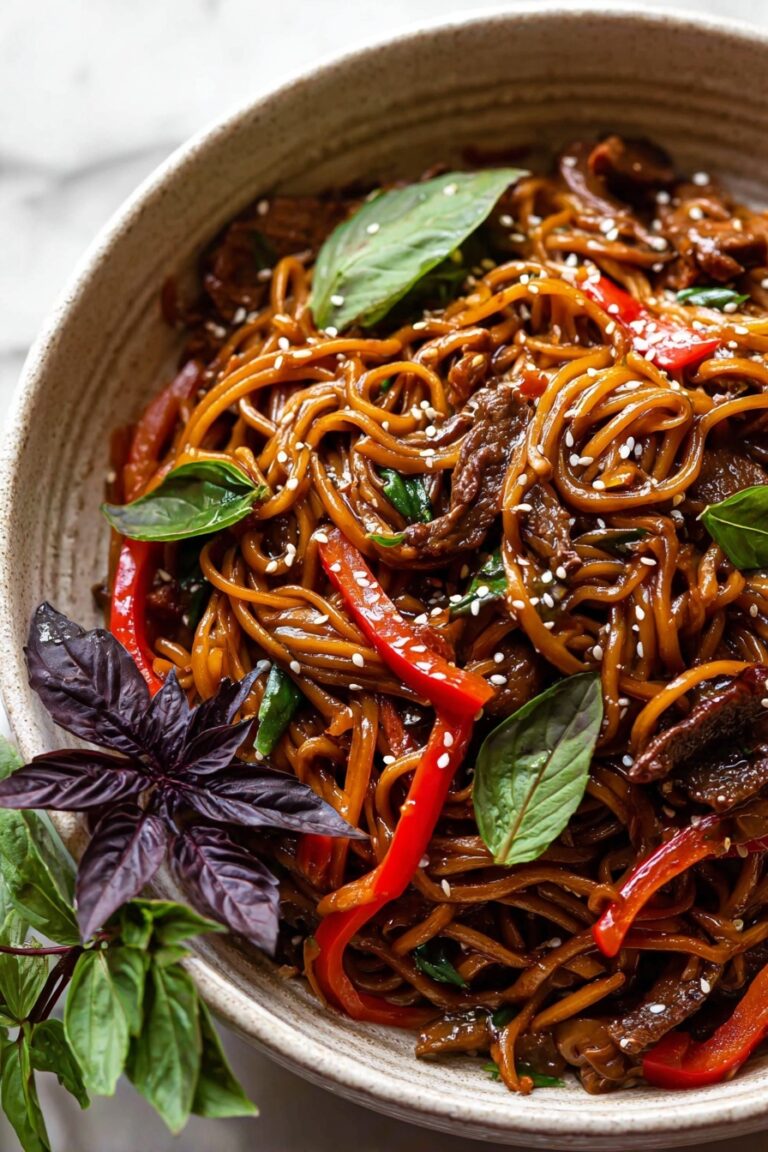 Korean Beef Sesame Noodles in 20 Minutes Recipe