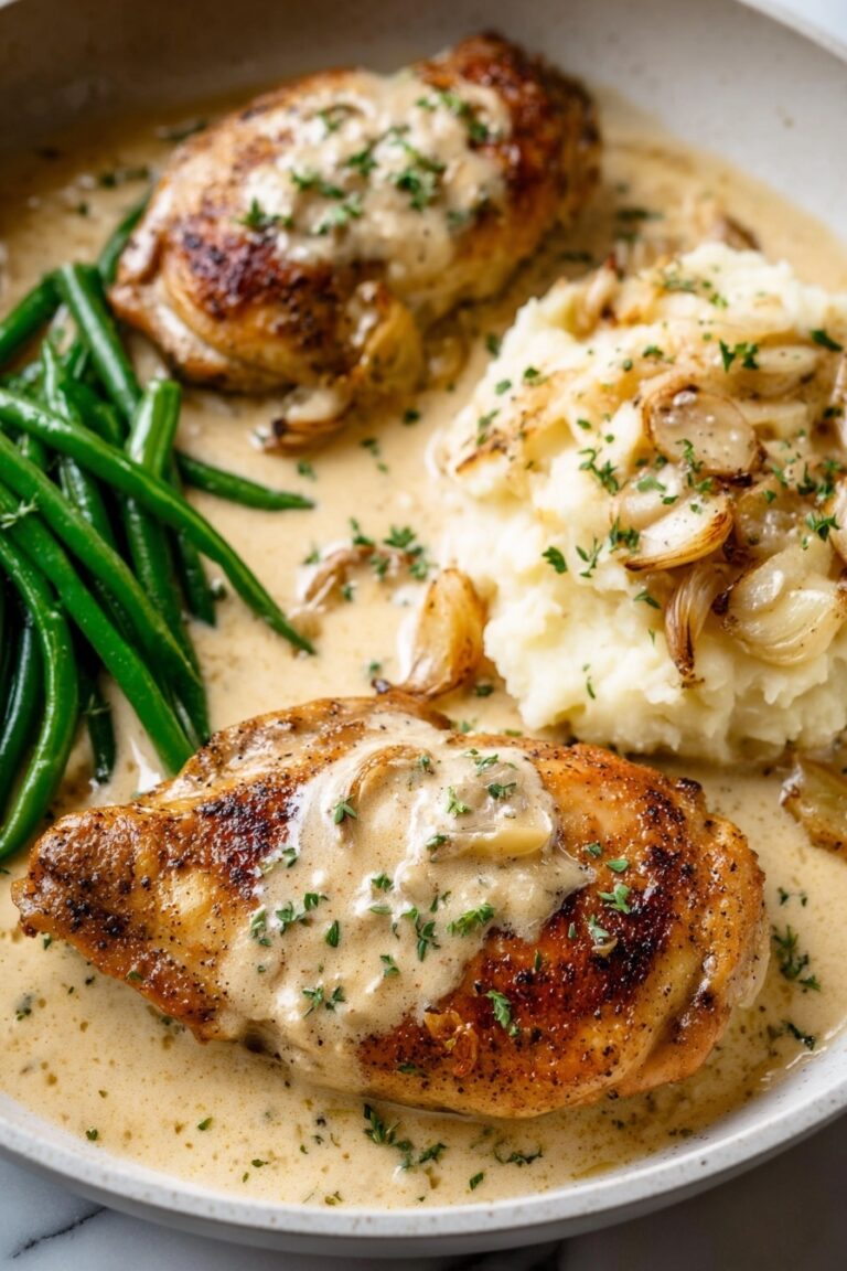 Creamy Garlic Chicken Recipe