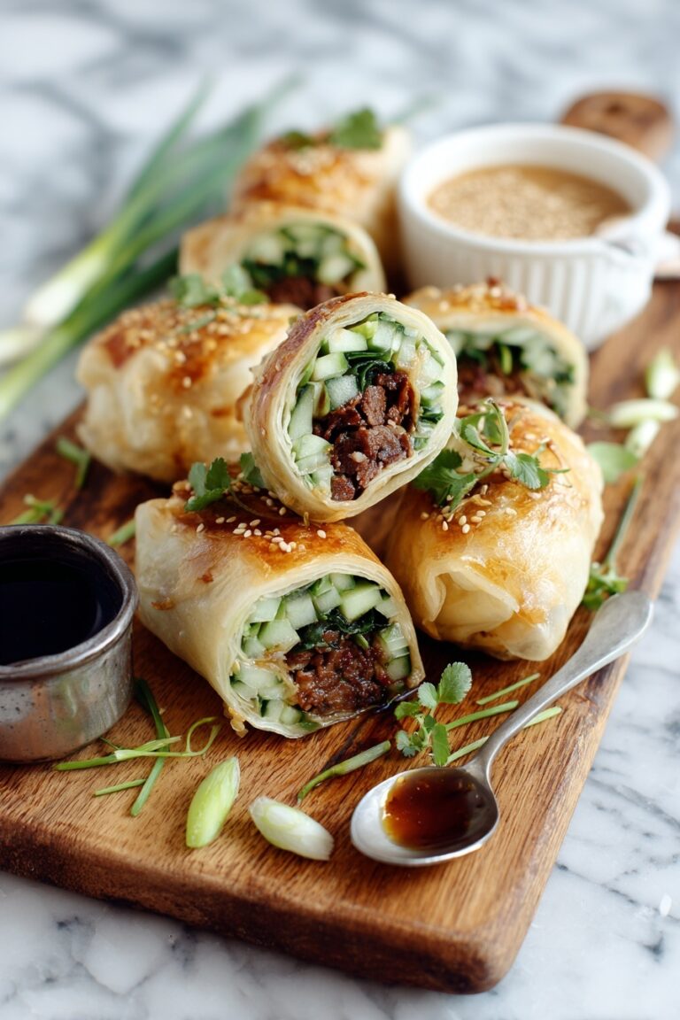 Thai Basil Beef Rolls Recipe