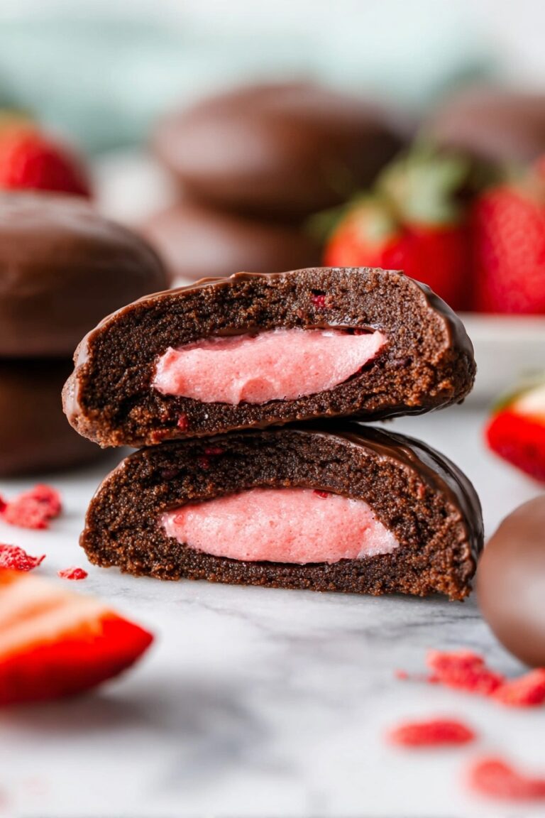 Chocolate Strawberry Cookies Recipe