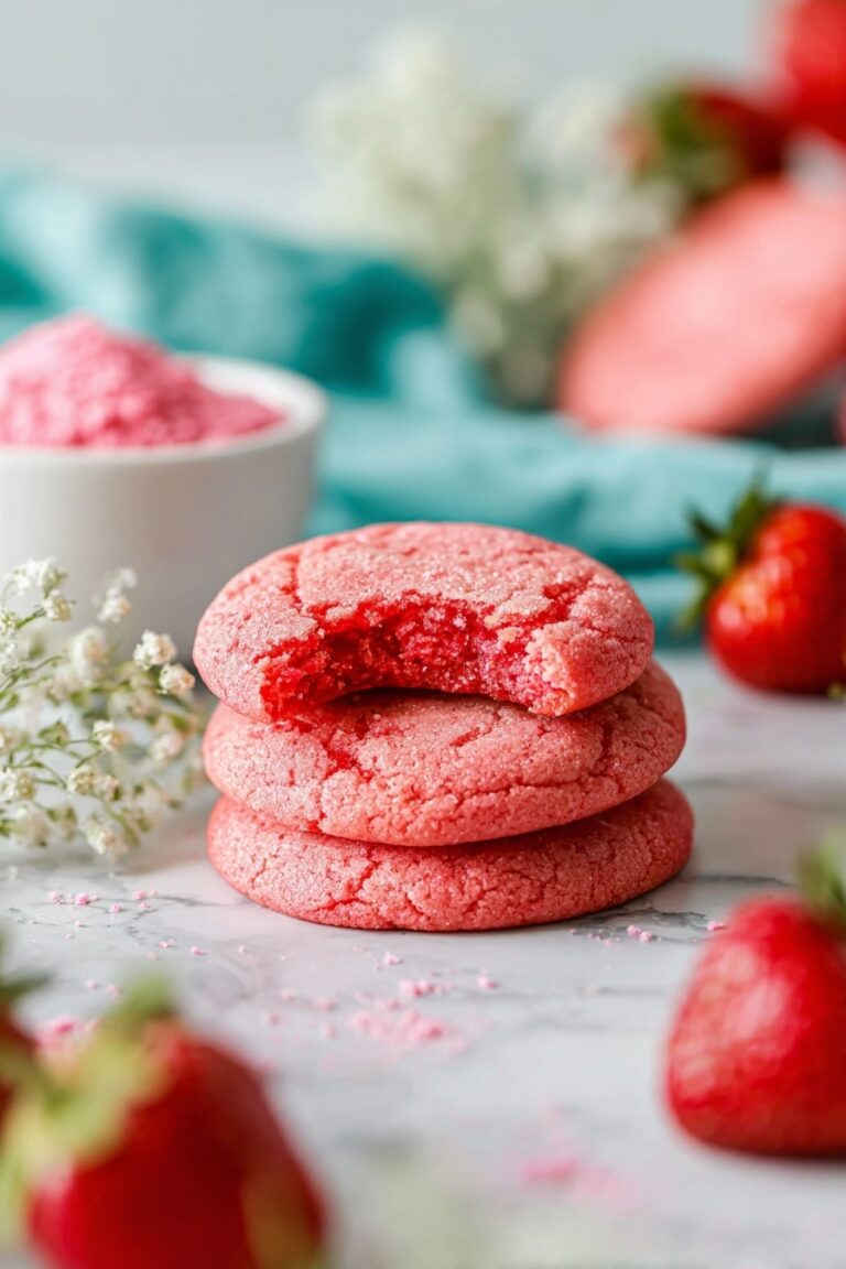 Strawberry Cookies with Freeze-Dried Fruit Recipe