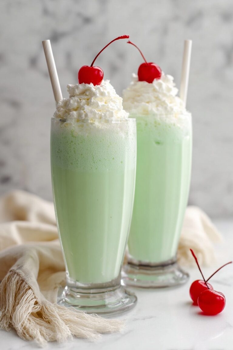 Homemade Peppermint Shamrock Shake Recipe